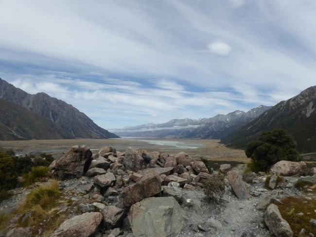 Hiking at Mt. Cook