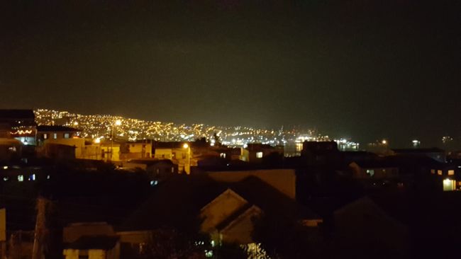 Valparaíso bei Nacht
