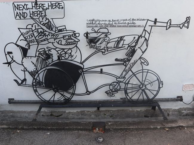Street Art and a bit of history in George Town :) (Day 127 of the world tour)