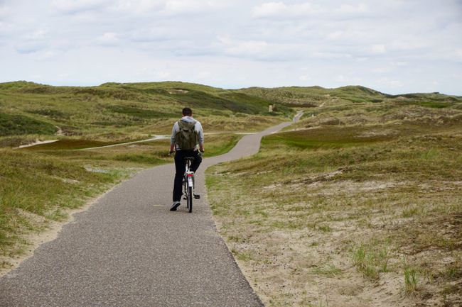 Cycling through the dunes to Den Helder