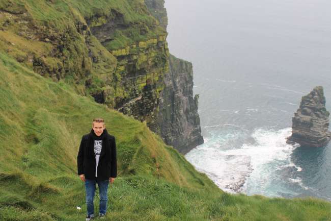 Me at the Cliffs of Moher