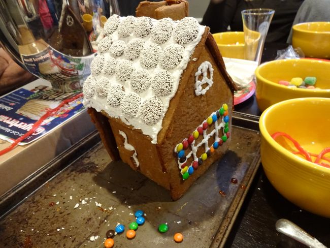 Thanksgiving and gingerbread houses