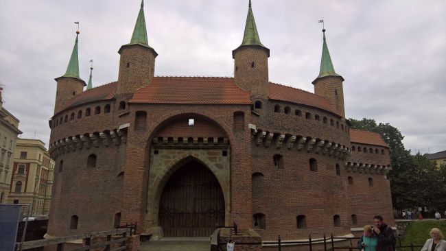Barbakan vor Krakaus Stadtmauern