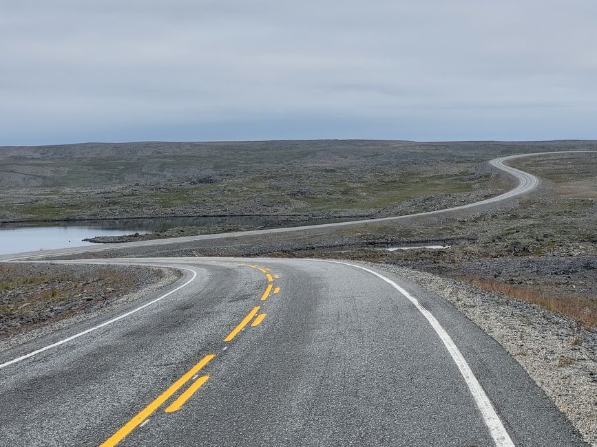 Road to the northernmost lighthouse