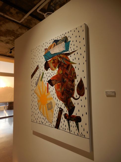 The exhibition by Majd Kurdieh: The Donkey Brings the Sun