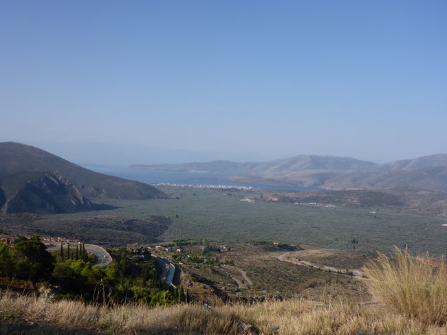 View of the Gulf of Corinth