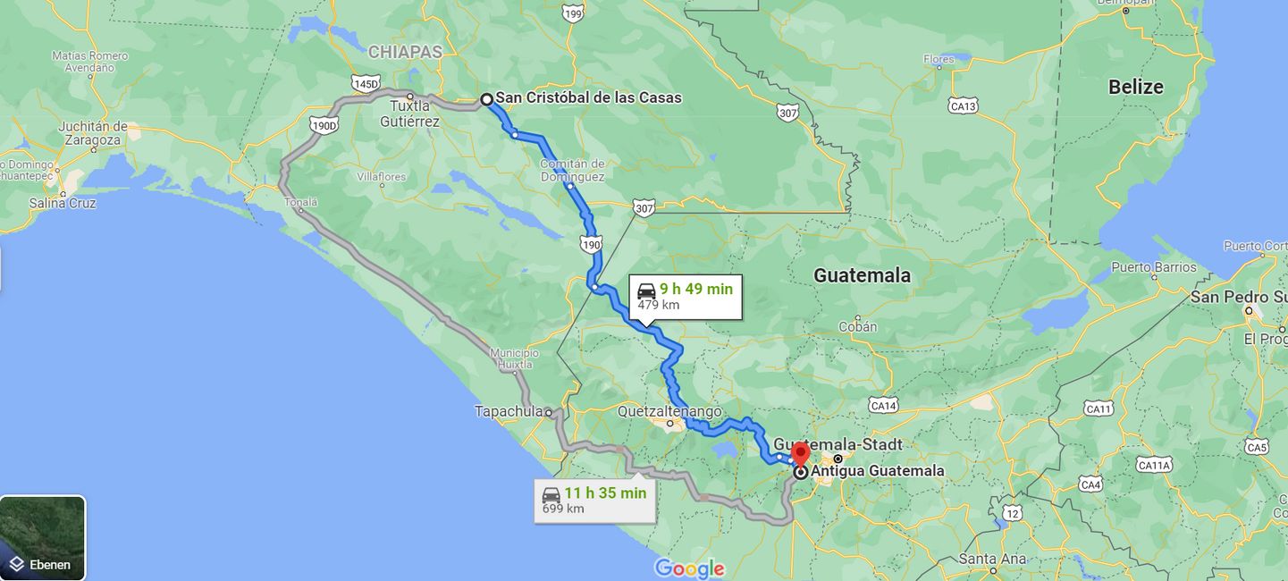 Chapter 6: Frontier Experience - From Mexico to Guatemala in 13 hours