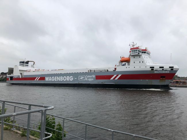 June 23, 2018 Rendsburg on the Kiel Canal