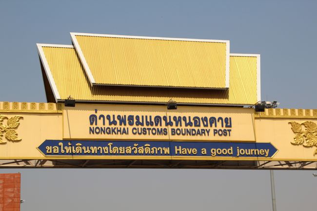 Die Grenze auf Thailändischer Seite