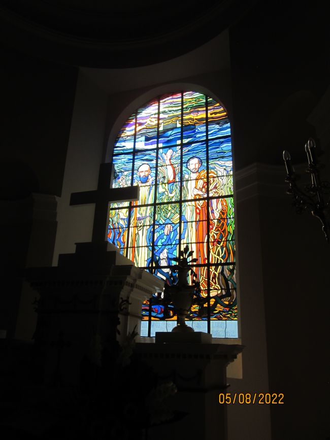 Kirchenfenster in Wisla-Zentrum