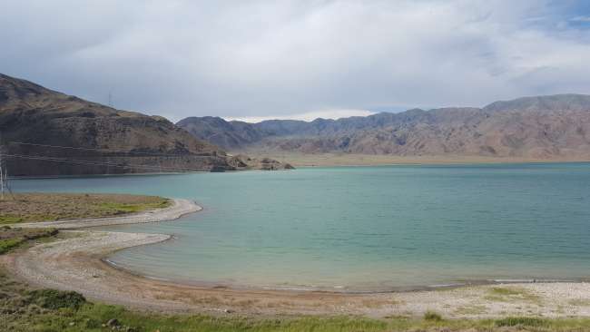 Dam on the way to Naryn