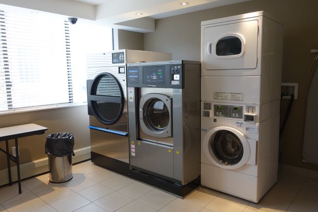 Laundry room in the hotel