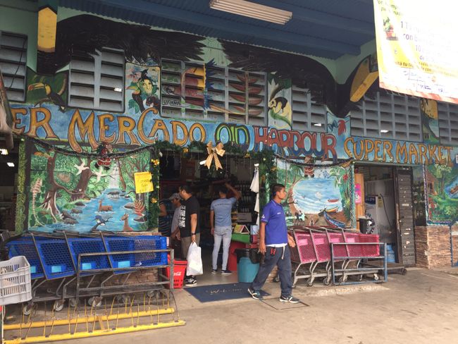 Supermarkt in Puerto Viejo
