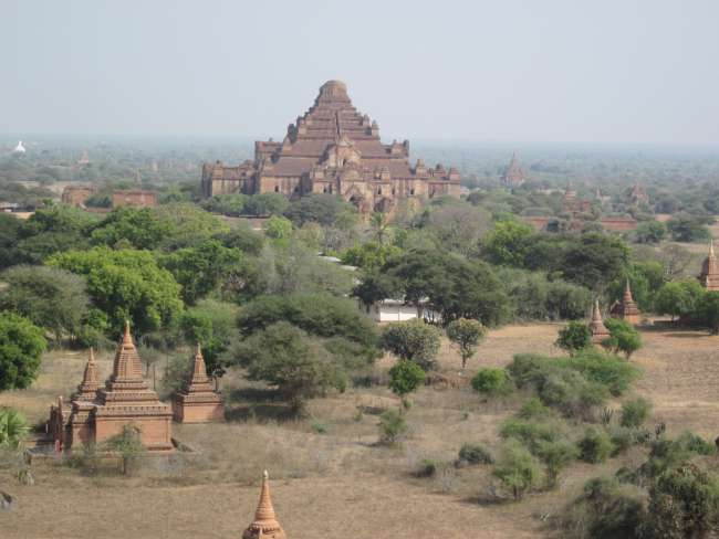 Thousands of large and small pagodas in Bagan