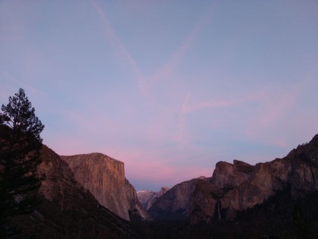 Sonnenuntergang Yosemite