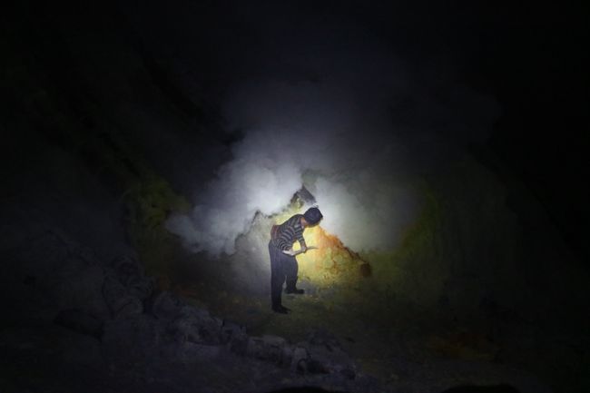 Mine Workers at Ijen