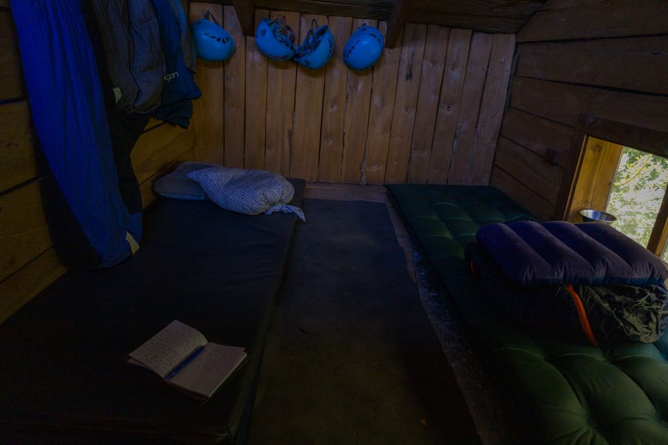 Sleeping area for park rangers