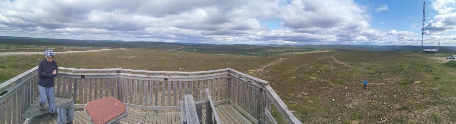 Viewing tower (worthwhile in Finland from an altitude of 438 meters above sea level)