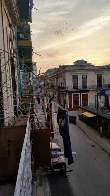 Abend in Havanna während einer Geburtstagsfeier aufgenommen