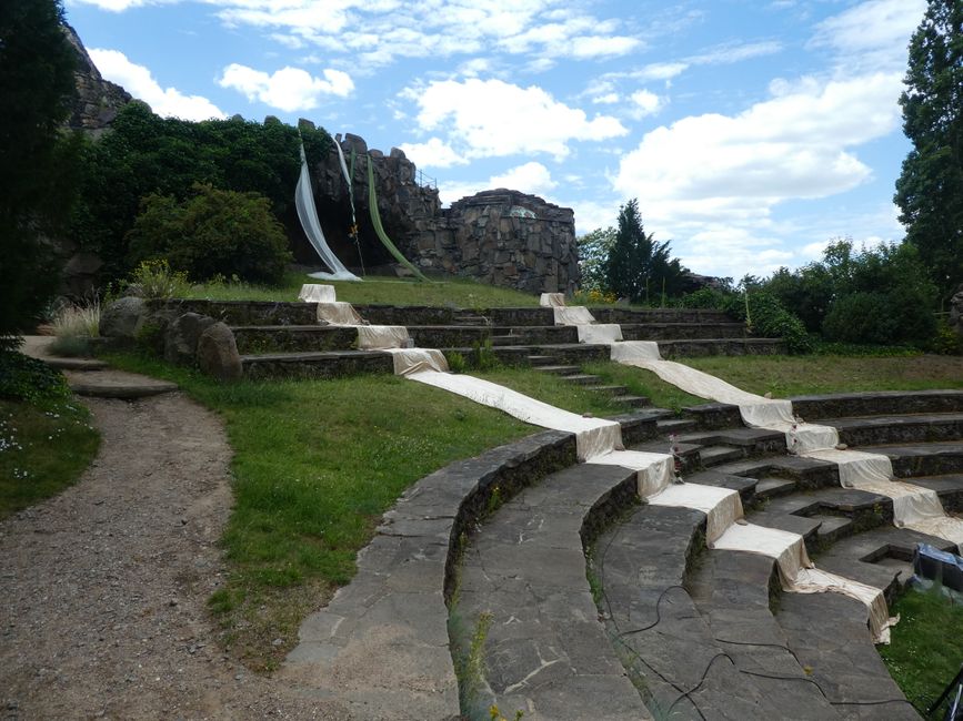antikes Theater auf der Insel Stein