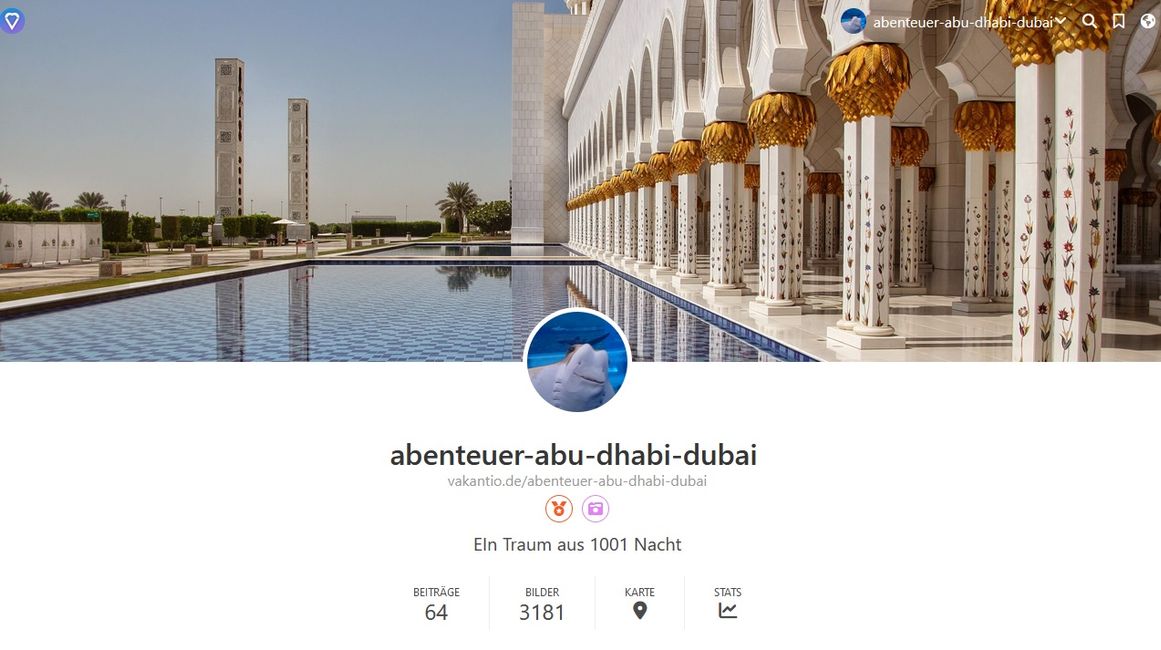 Neuer Abenteuerblog online! Abu Dhabi & Dubai