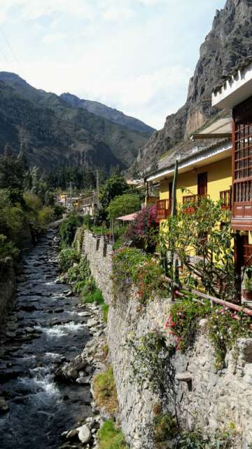 Ollantaytambo - Bergdorf auf dem Weg nach Machu Picchu 
