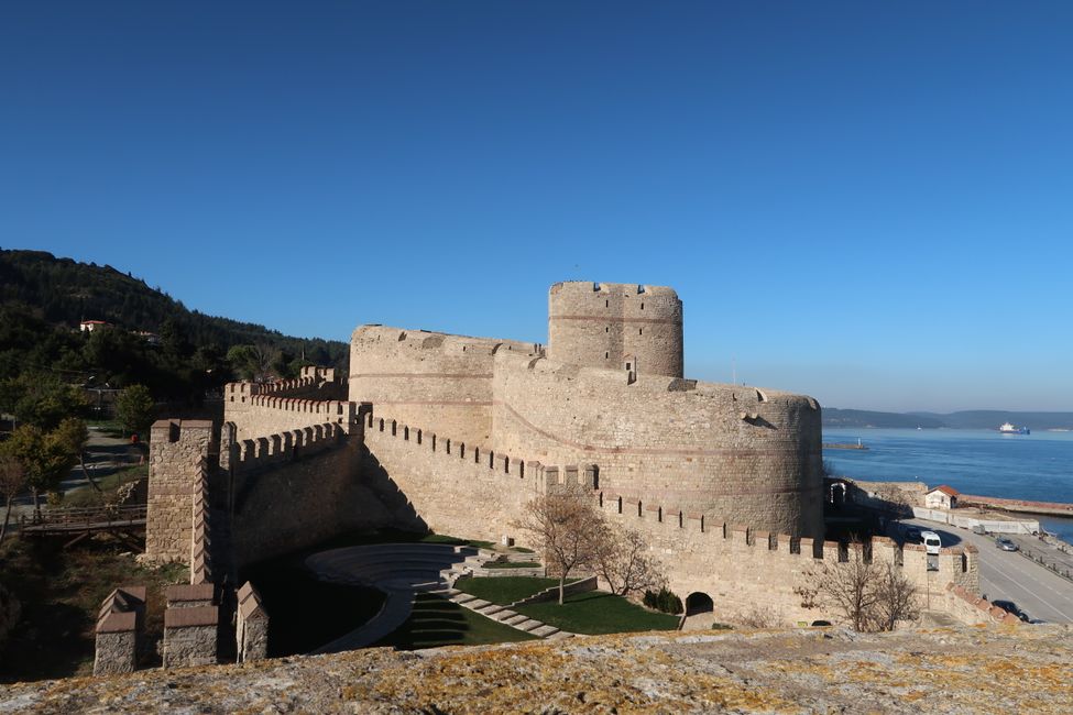 Die Festung Kilitbahir auf europäischer Seite