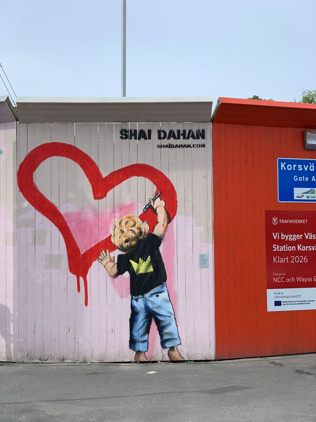 Straßenkunst in Göteborg 