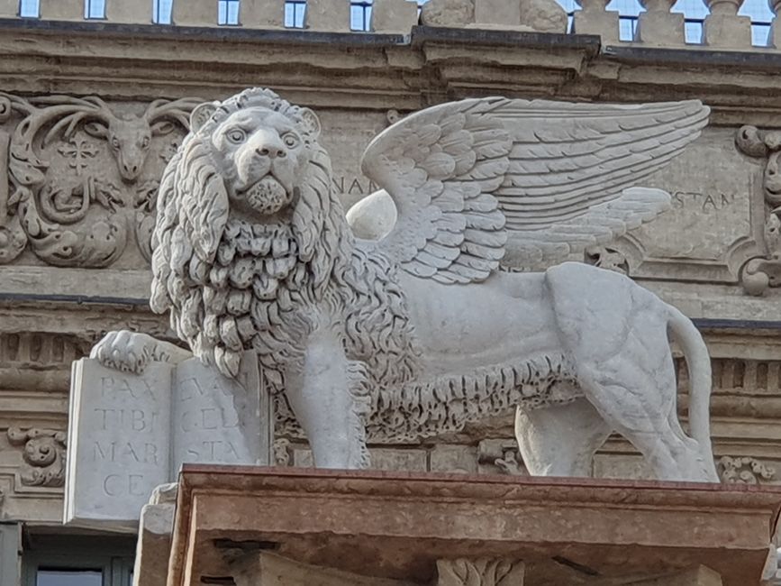 Verona mit dem venezianischen Löwen
