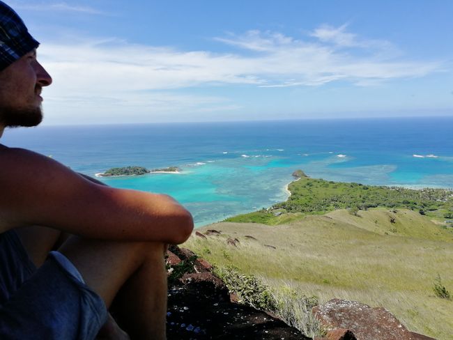 Blick vom höchsten Punkt auf Nacula Island