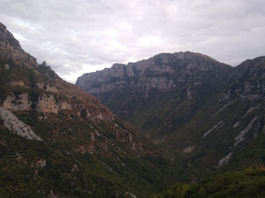 Vikos Gorge from above
