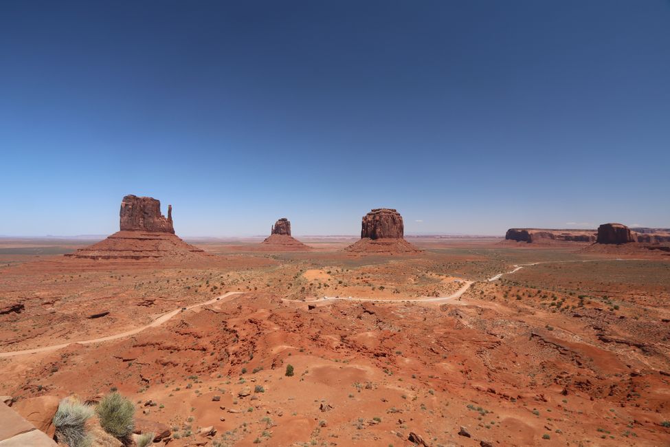 First view of Monument Valley