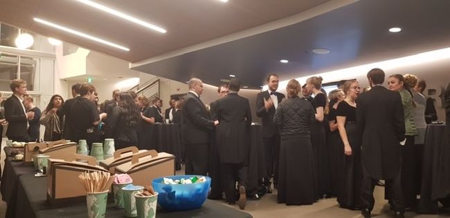 Reception after the concert