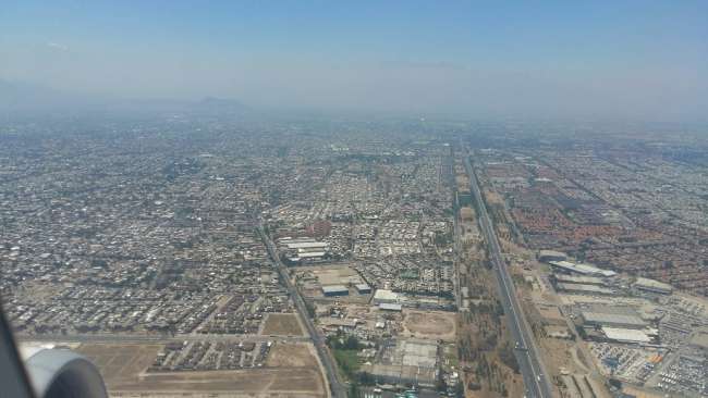 Santiago from above