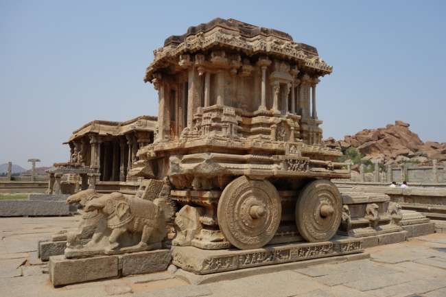 Stone chariot in the Vittala Temple