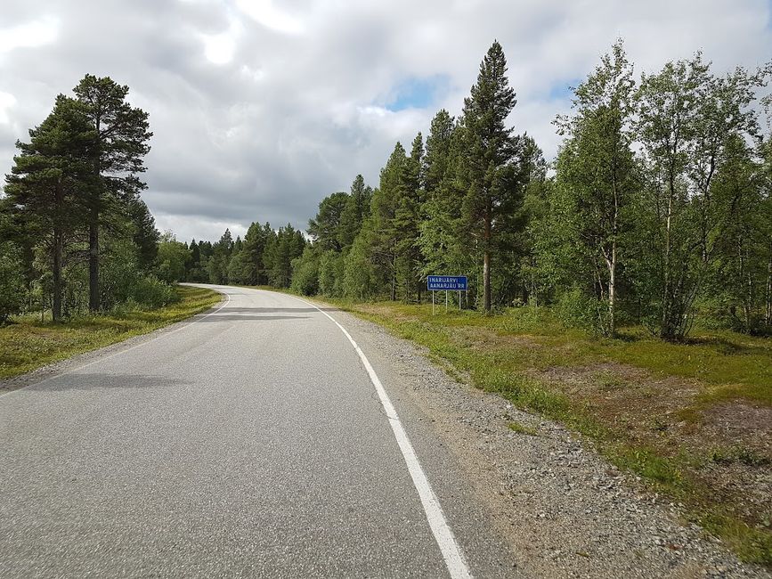 Irgendwo in Finnland nach dem Grenzübertritt