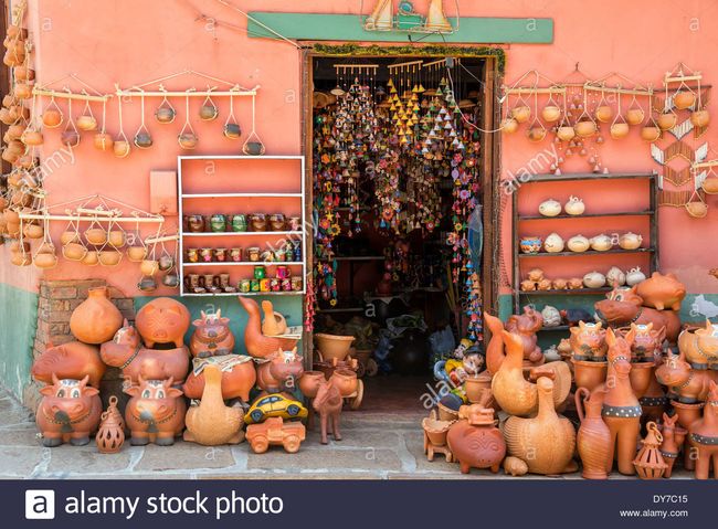 Artesanía en Raquira