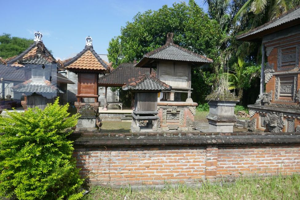 House with temple