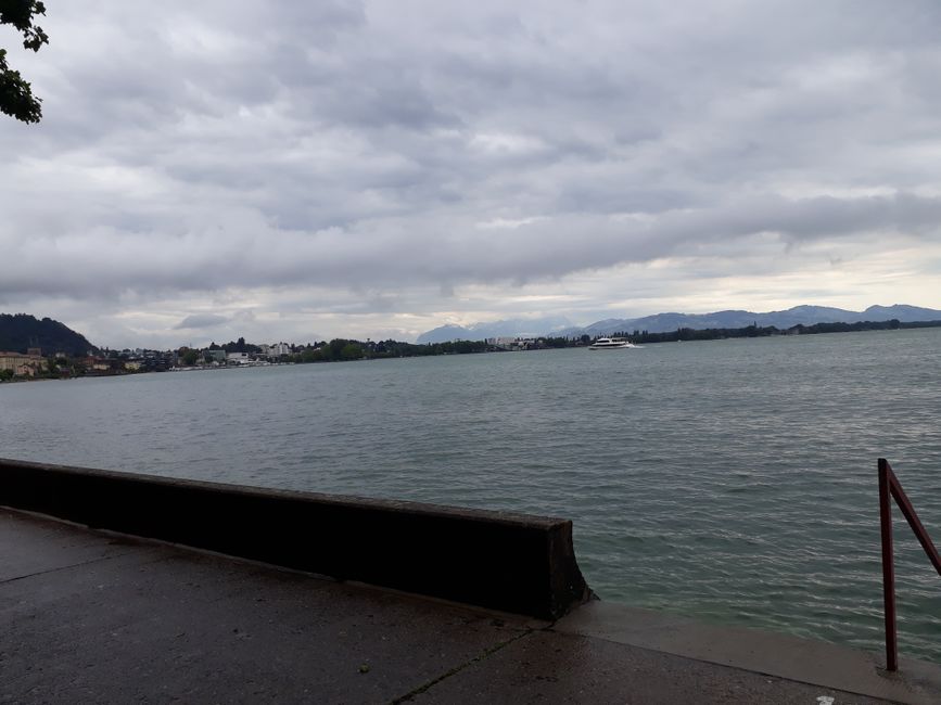 Lake Constance - the rain has just stopped.