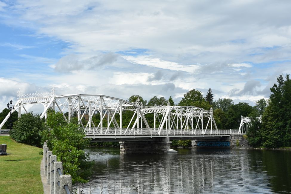 Minto Fachwerkbrücke über den Rideau River