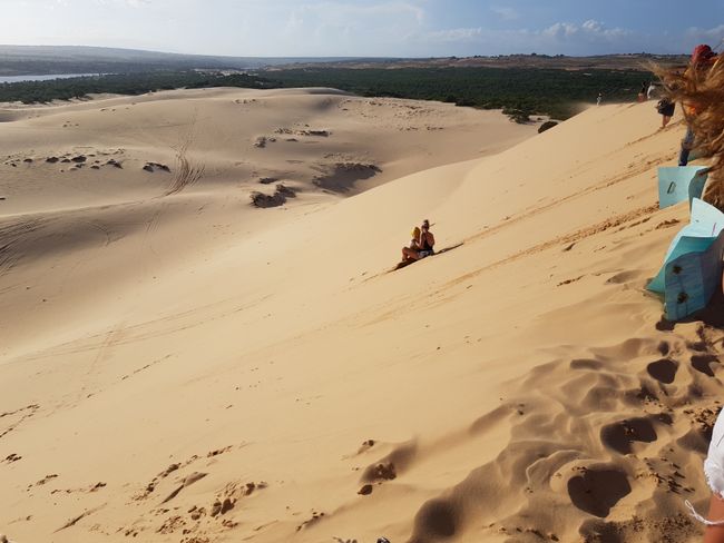 Mui Ne's large dune landscape