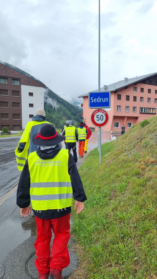 Und heute geht,s auf Maighels Hütte