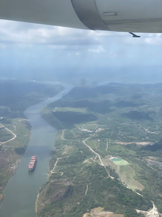 Flight over the Panama Canal