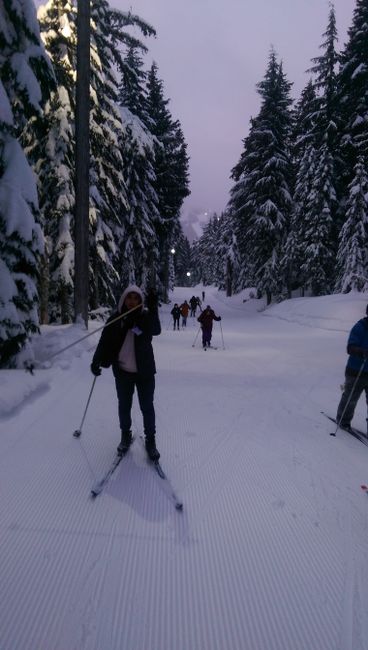 Cross Country Skiing on Cypress Mountain