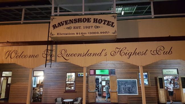The highest pub in Queensland. 
