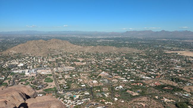 Phoenix from above