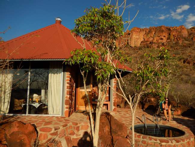 Our chalet on the Waterberg