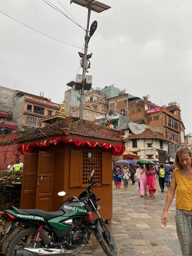 The old town of Kathmandu