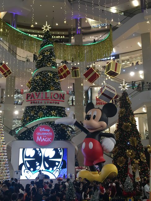 Christmas atmosphere in Kuala Lumpur