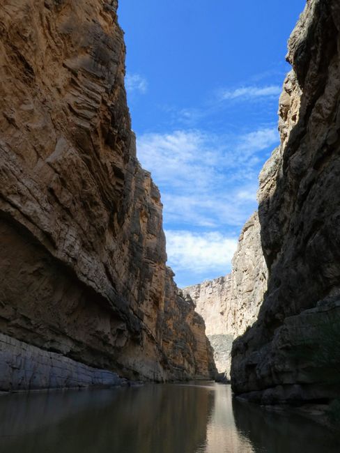 Big Bend National Park - the Rio Grande forms the border between Mexico and the USA
